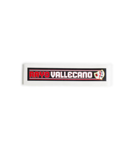 PEGATINA HORIZONTAL  RAYO VALLECANO 12X2