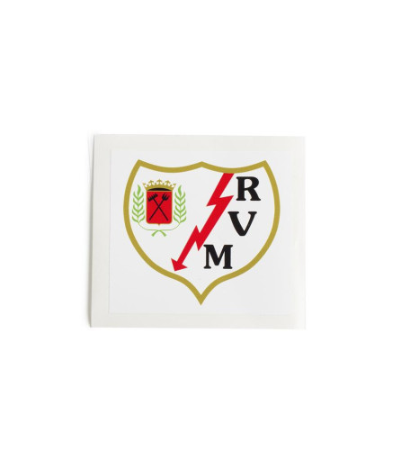 PEGATINA ESCUDO  RAYO VALLECANO 6X5